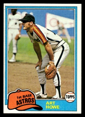 1981 Topps #129 Art Howe Card Houston Astros - Image 1 of 2