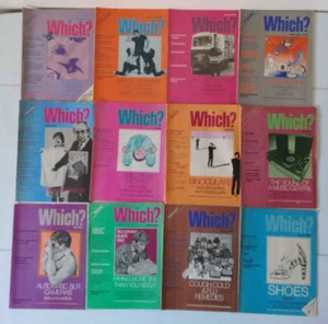 12x Which? Consumer Magazine Bundle 1980 Complete Year Job Lot - Picture 1 of 5