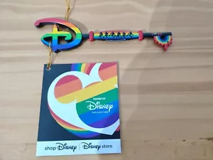 Disney Store Mickey Mouse Celebrates 2021 Opening Ceremony Key Rainbow Love - Picture 1 of 4