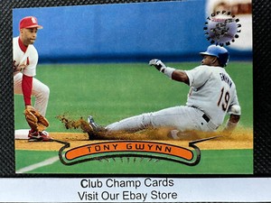 1996 #301 Tony Gwynn Topps Stadium Club Baseball Padres