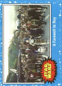 2017 Topps Star Wars Journey to The Last Jedi #50 A Farewell to Rey - Picture 1 of 1