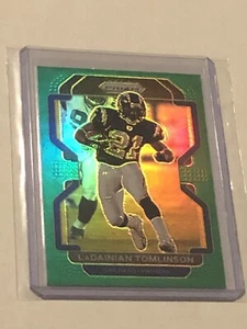 2021 Panini Prizm #174 Ladainian Tomlinson Green Prizm Holo San Diego Chargers - Picture 1 of 3