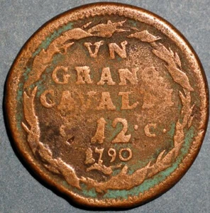 1790 P CC Italian States Naples Kingdom of 1 Grano Ferdinando IV KM# 205 - Picture 1 of 2