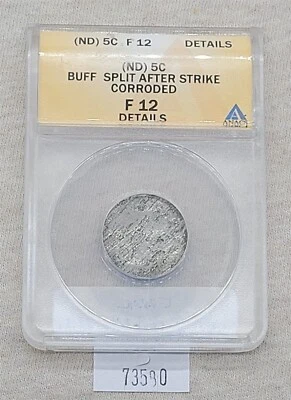 WPCoins ~ No Date Buffalo $0.05 Error - Split After Strike - Image 1 of 4