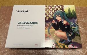 ViewSonic Hatsune Miku LCD Monitor Display VA2456-MIKU 23.8 Full HD Japan