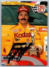 ERNIE IRVAN  Signed Autograph 1992 Pro Set Racing Winston Cup Card