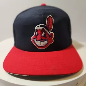Berretto da baseball vintage Cleveland Indians licenza ufficiale Twins Enterprise retro a rete - Foto 1 di 12