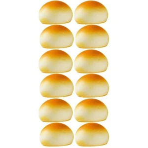 12 PCs Simuliertes Brot künstliche Brotmodell Brot Stütze dekoratives - Zdjęcie 1 z 12