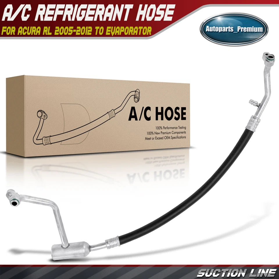 Conjunto de manguera de línea de succión de aire acondicionado para compresor a evaporador Acura RL 2005-2012 Foto 1 de 4