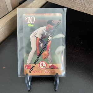 Ozzie Smith 1995 Classic PROMOTIONAL USE ONLY $10 Prepaid Phone Card. Cardinals - Picture 1 of 3