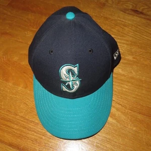 Vintage New Era SEATTLE MARINERS On-Field (Size 7 3/8) Cap KEN GRIFFEY JR - Picture 1 of 3