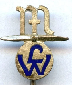 UNBEKANNTES PROPELLER ABZEICHEN "MF LW" MIT UM 1925 - Bild 1 von 2