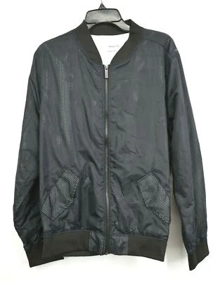 Sovereign Code Mens Allistor Mesh Bomber Jacket Baseball Collar Long Sleeves L - Image 1 of 4