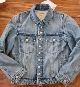 Giacca jeans Zadig & Voltaire Kioky Killer eco denim $498, taglia M, nuova con etichette manca lo scatto - Foto 1 di 7