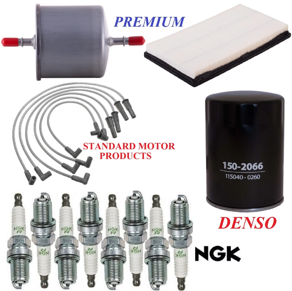 Tune Up Kit Filters Wire Plugs For FORD RANGER L4 2.3L; SINGLE PLUG ENG 1990 - Image 1 of 1