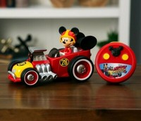 Disney Mickey Mouse Toy RC Car Red Roadster Racers Vehicle (open packaging)