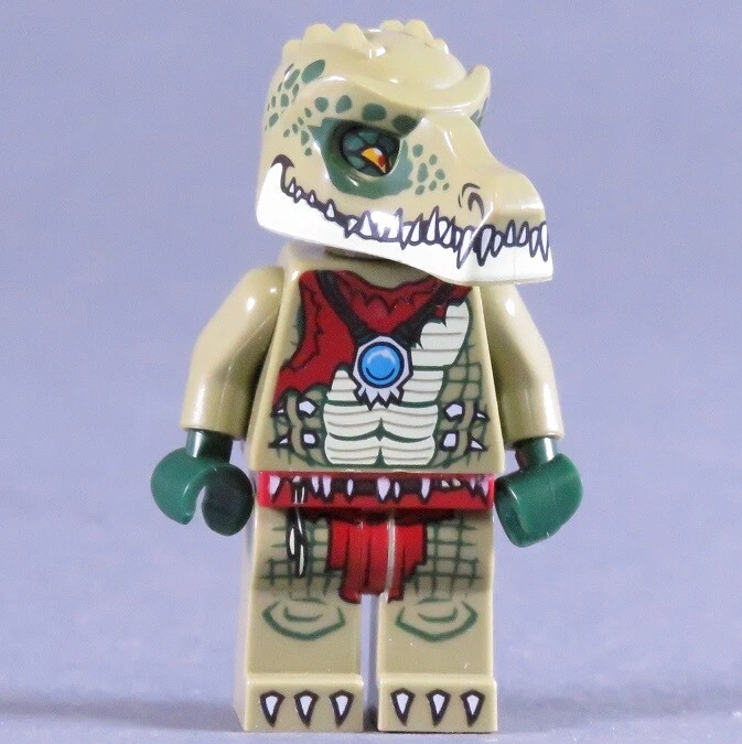 LEGO® Legends of Chima™ Figur Crawley Minifigur loc013 Krokodil Maske 70005 Tier - Bild 1 von 1