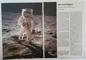 Astronaut Space Suit Safety Testing Design Orig 1981 Natural History Article 8pg - Picture 1 of 7