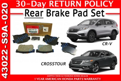 Juego de pastillas de freno traseras originales Honda CR-V CROSSTOUR 2005-2016 (43022-S9A-030) Foto 1 de 4