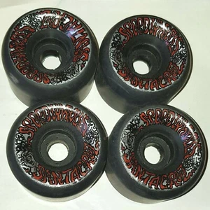SANTA CRUZ OJ II Skateboard Wheels 95a '80s Old School Speed Wheels 2nds - Picture 1 of 4