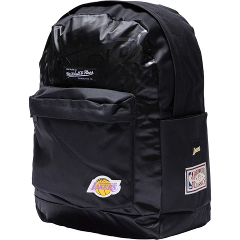 Mitchell & Ness Black Los Angeles Lakers Team Backpack Cover