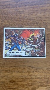 1962 Topps Civil War News # 13 Dying Effort NR-MINT