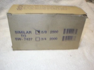 SW7437 5/8 Staples Box Of 2500 - Imagen 1 de 1