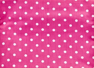 Pink Polka Dot Fabric,Pink,White Polka Dots,Cotton,58"x36" Jo-ann's - Picture 1 of 1