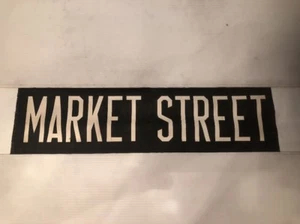 Persiana de destino de autobús vintage Aberdeen años 60-70 30”- # Market Street - Imagen 1 de 4