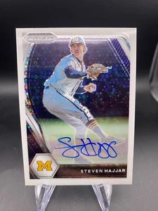 Steven Hajjar - /50 White Donut Circles ((AUTO)) 2021 Panini Prizm Draft Picks - Picture 1 of 2