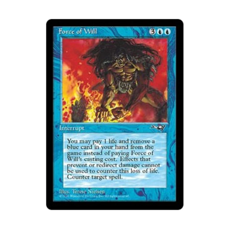 WOTC MtG Alliances Force of Will (U2) EX - Image 1 of 1