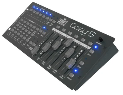 Chauvet DJ OBEY 6 Compact Universal Dmx-512 Controller Control Six Fixtures - Image 1 of 3