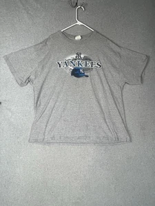 Vintage New York Yankees Lee Sport Kurzarm T-Shirt Herren Größe 2XL grau USA - Bild 1 von 10