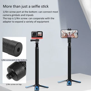 `Telesin 1.2M/3.9Ft Collapsible Carbon Fiber Selfie Stick For /Insta36 - Photo 1 sur 12