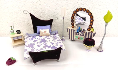 American Girl AG Minis Illuma The Purple Bedroom Accessories Lot Bedding Lights - Image 1 of 4