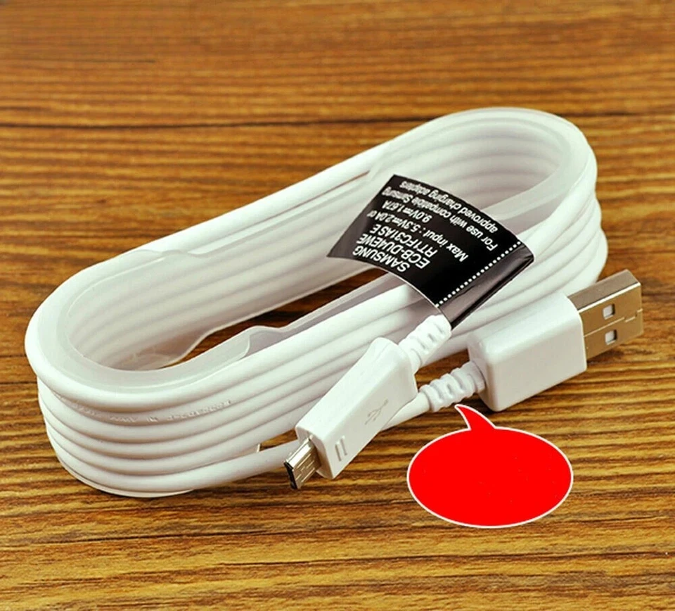 USB Charger +Data Cable Cord For Samsung Galaxy Tab A 9.7 SM-T550 SM-T555 Tablet - Image 1 of 1