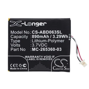 Battery for Amazon 499 558 Kindle X 7 7th Generation 8 8th WP63GW MC-265360-03 - Picture 1 of 6