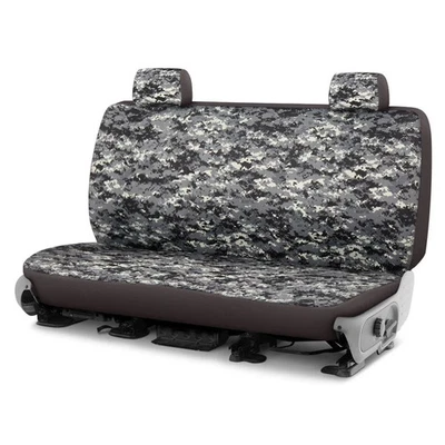 For Chevy Express 3500 08-22 Camo 4th Row Digital Charcoal Custom Seat Covers Foto 1 de 2