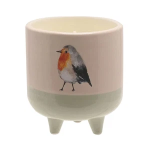 Country Living 200g Citronella Candle in Footed Ceramic Vessel - Robin - Picture 1 of 1