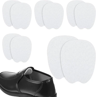5 pares de almohadillas de fieltro para lengua de zapatos suaves autoadhesivas insertos de cojín para zapatos Foto 1 de 4