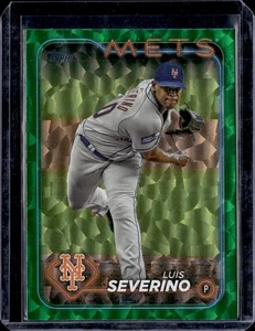 2024 Topps Luis Severino Aqua Crackle Foil 125/499 - Picture 1 of 2