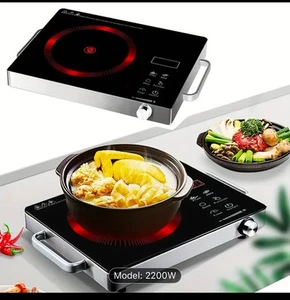 2200W Elektro-Ceranherd, Infrarotkochfeld, Induktionskochofen, 110V - Bild 1 von 11