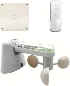 KIT CENTRALINA SCHEDA SENSORE VENTO ANEMOMETRO MOTORE TENDA RADIOCOMANDO KIT-BT - Foto 1 di 12