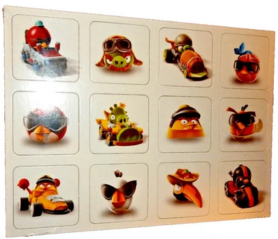 2013 Disney ANGRY BIRDS GO Complete Memory Card Game Matching 48 Cards {NO BOX} - Image 1 of 4