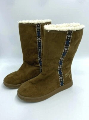 Botas forradas de piel sintética marrón enebro Roxy para mujer 6,5 Foto 1 de 4