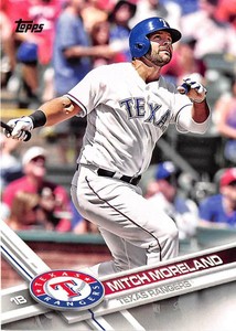 2017 Topps #317 Mitch Moreland Rangers