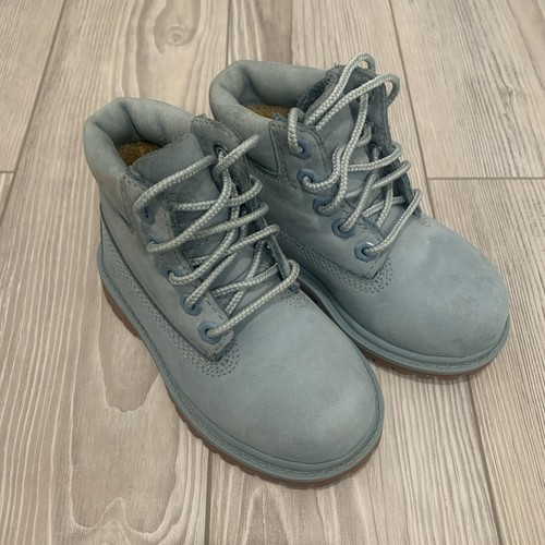 Stivali Timberland 6" Premium impermeabili blu nabuk (taglia: bambini 7)