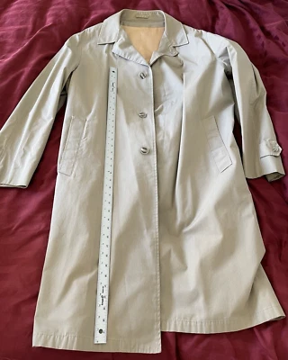 Vintage Sears Tan/beige Trench Coat Overcoat Mens - Image 1 of 4