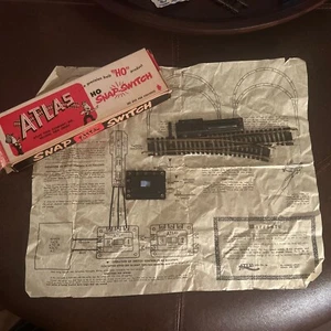 Vintage Atlas HO Train Snap-Switch #51 Remote Control Right- w Box, Instructions - Picture 1 of 9