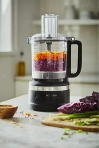 NIB KitchenAid KFP0918BM Easy Store Food Processor Appliance, 9 Cup, Black Matte - Picture 1 of 2
